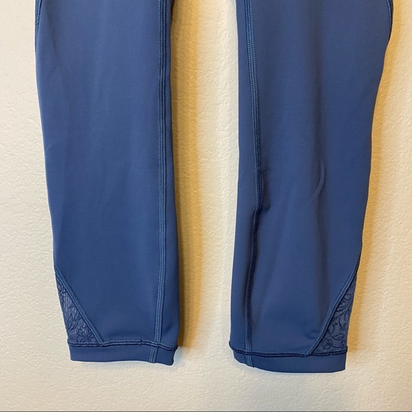 LULULEMON code blue Wunder Under crop leggings NWT - Picture 5 of 9